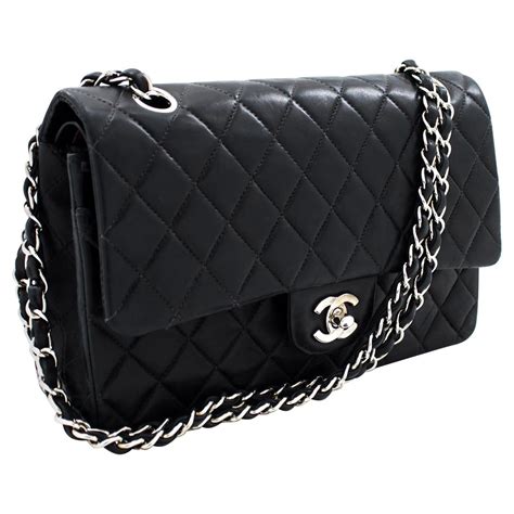 chanel oversized leather chain handbag|chanel leather handbags price.